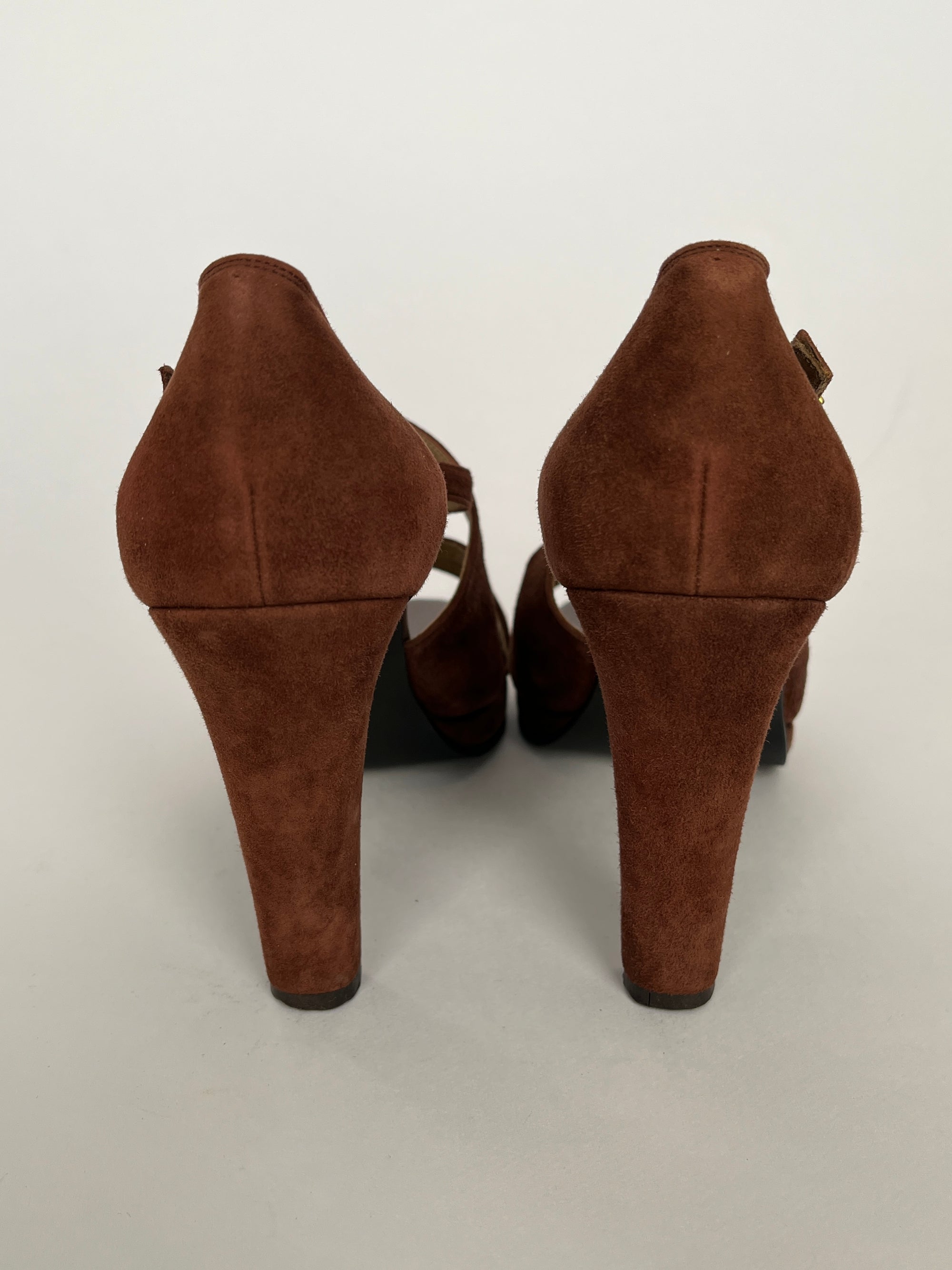 Yves Saint Laurent Highheels - Brown
