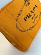 Prada Canapa Tote Bag Orange