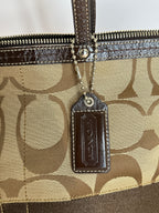 Coach CC Canvas Shoulder Bag