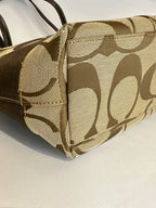 Coach CC Canvas Shoulder Bag