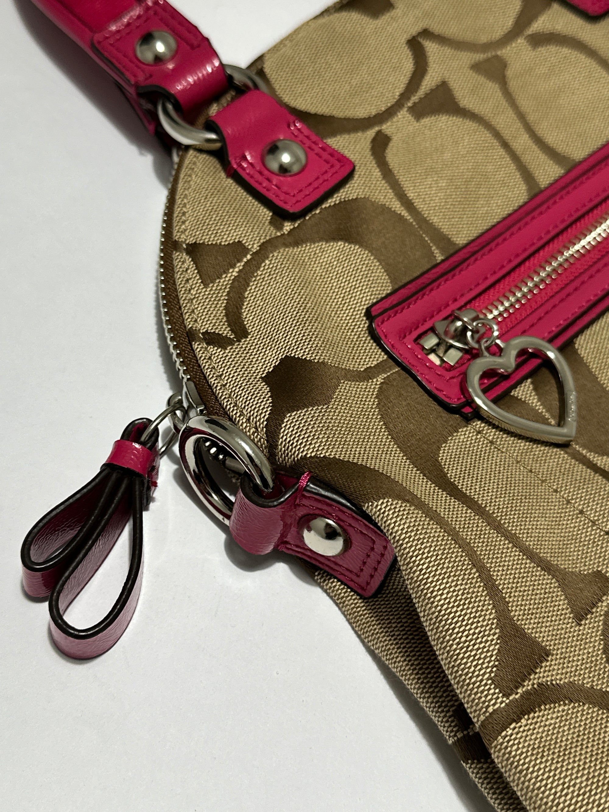 Coach Pink Heart Bag