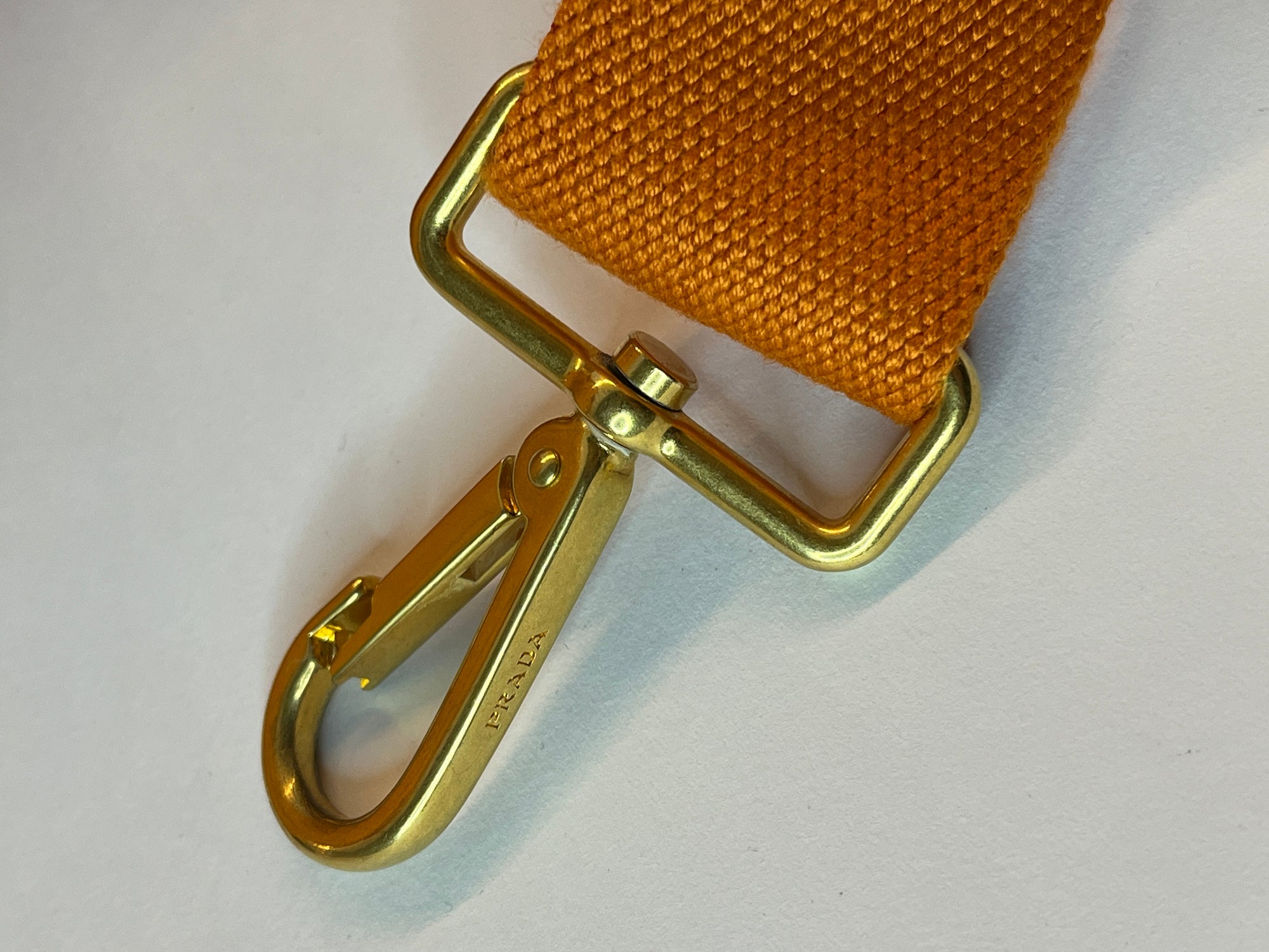 Prada Canapa Tote Bag Orange