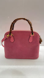 Gucci Bamboo Handbag Rose