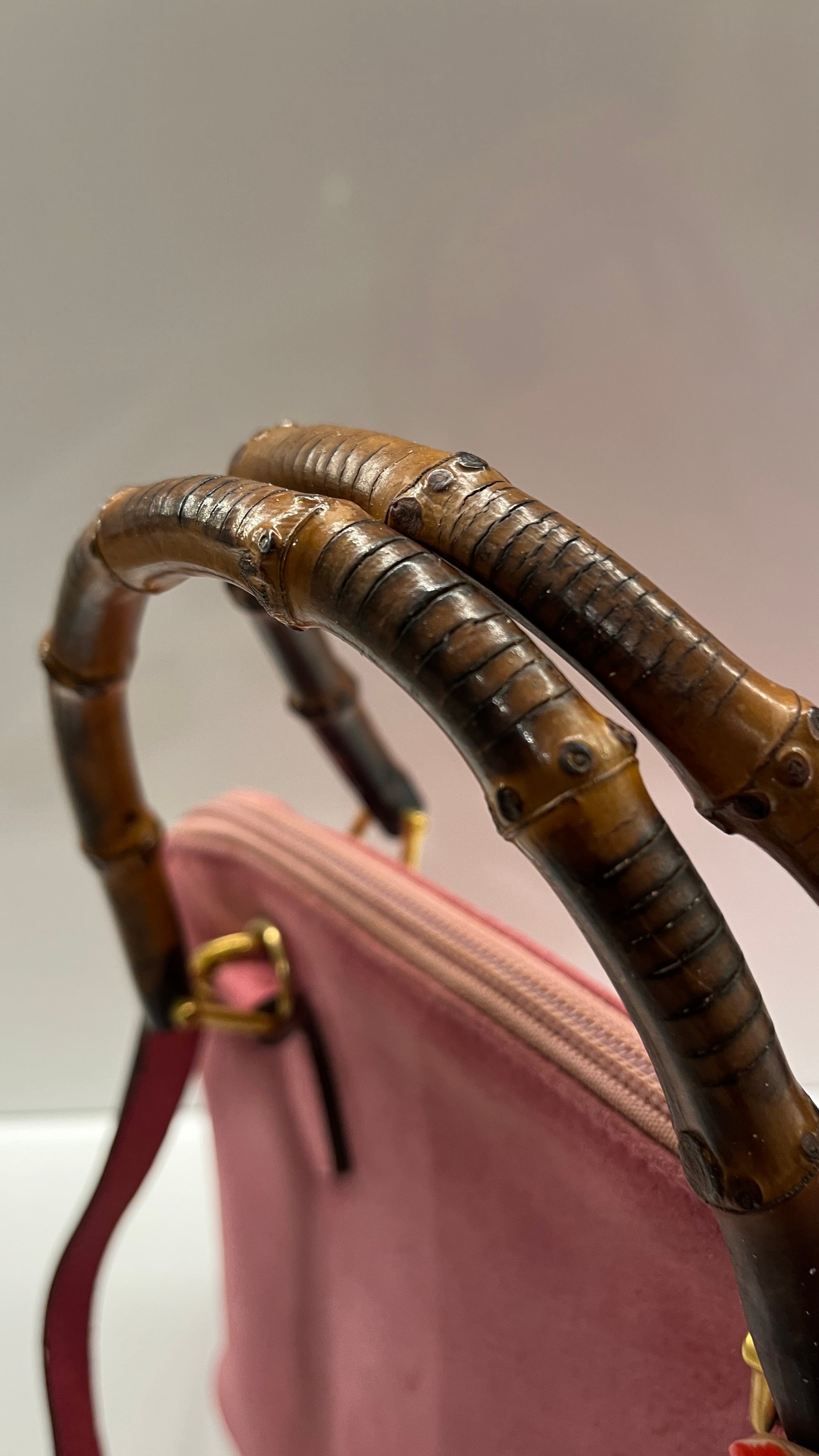 Gucci Bamboo Handbag Rose
