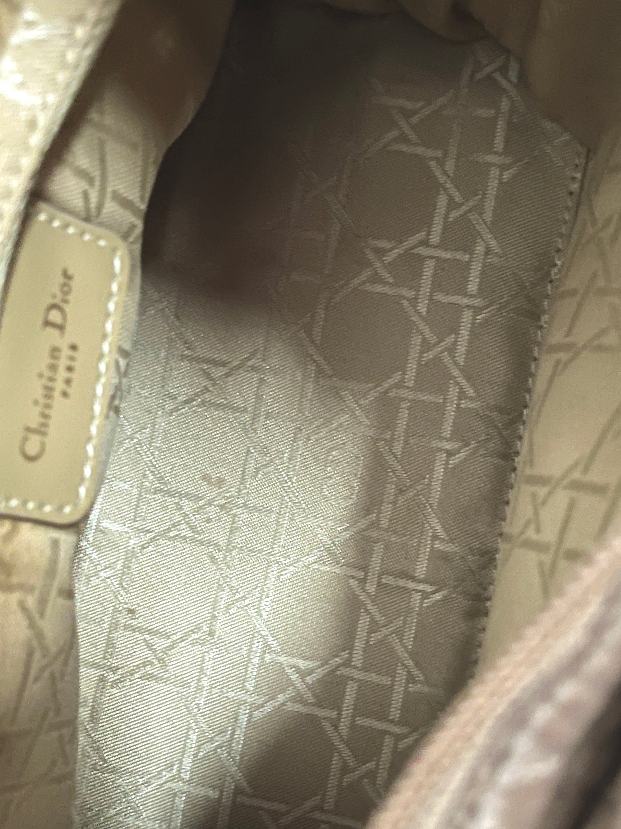 Lady Dior Beige Cannage
