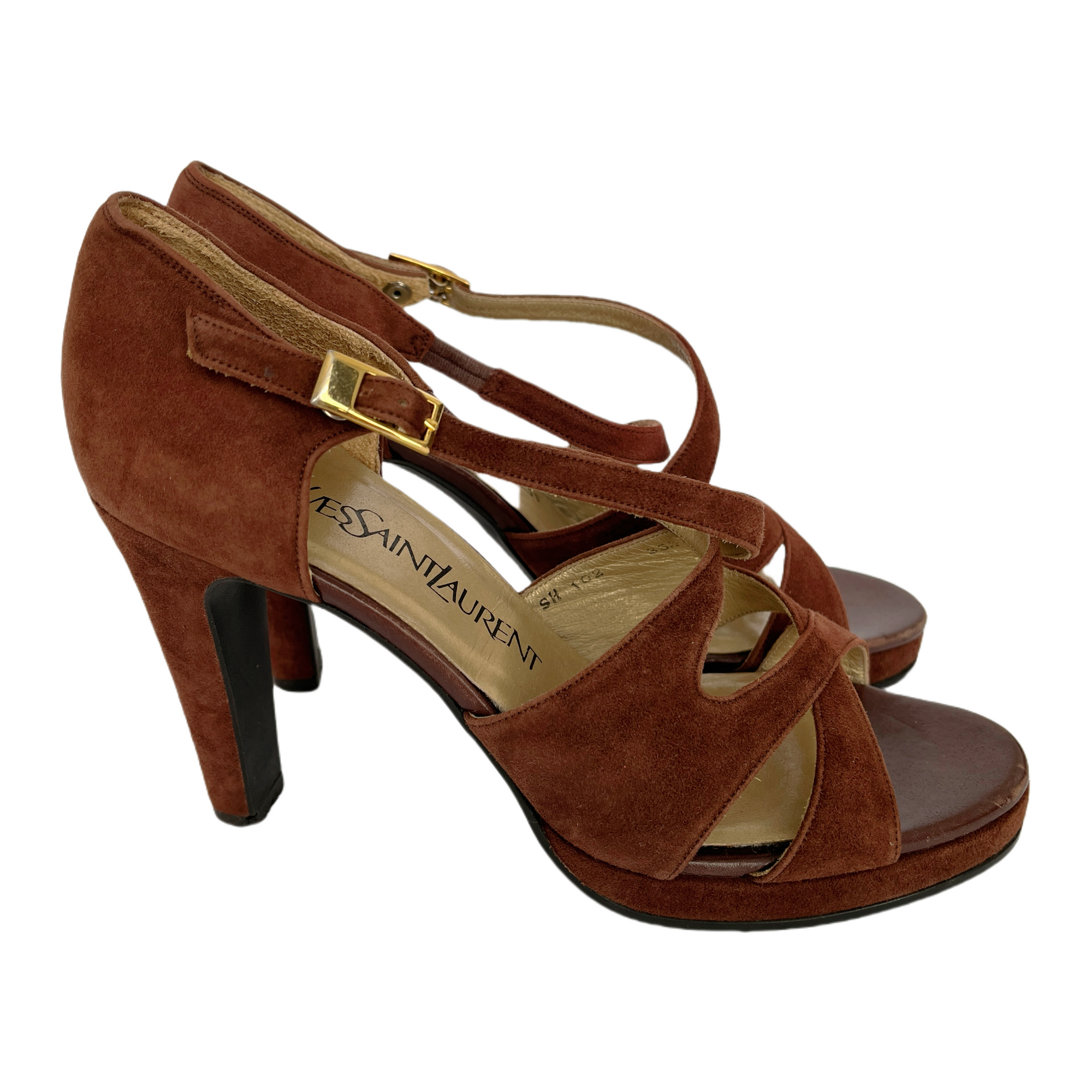 Yves Saint Laurent Highheels - Brown