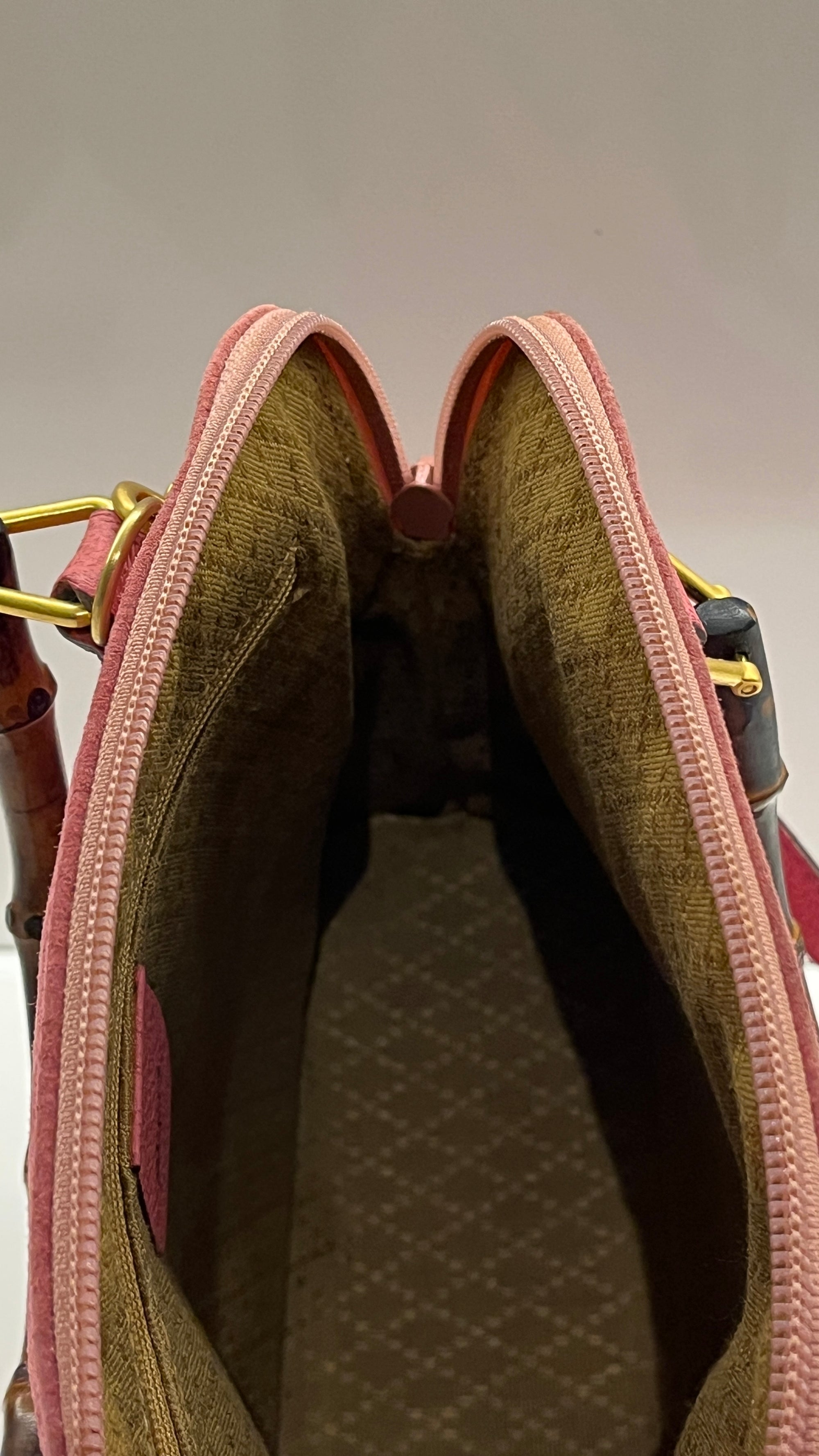 Gucci Bamboo Handbag Rose