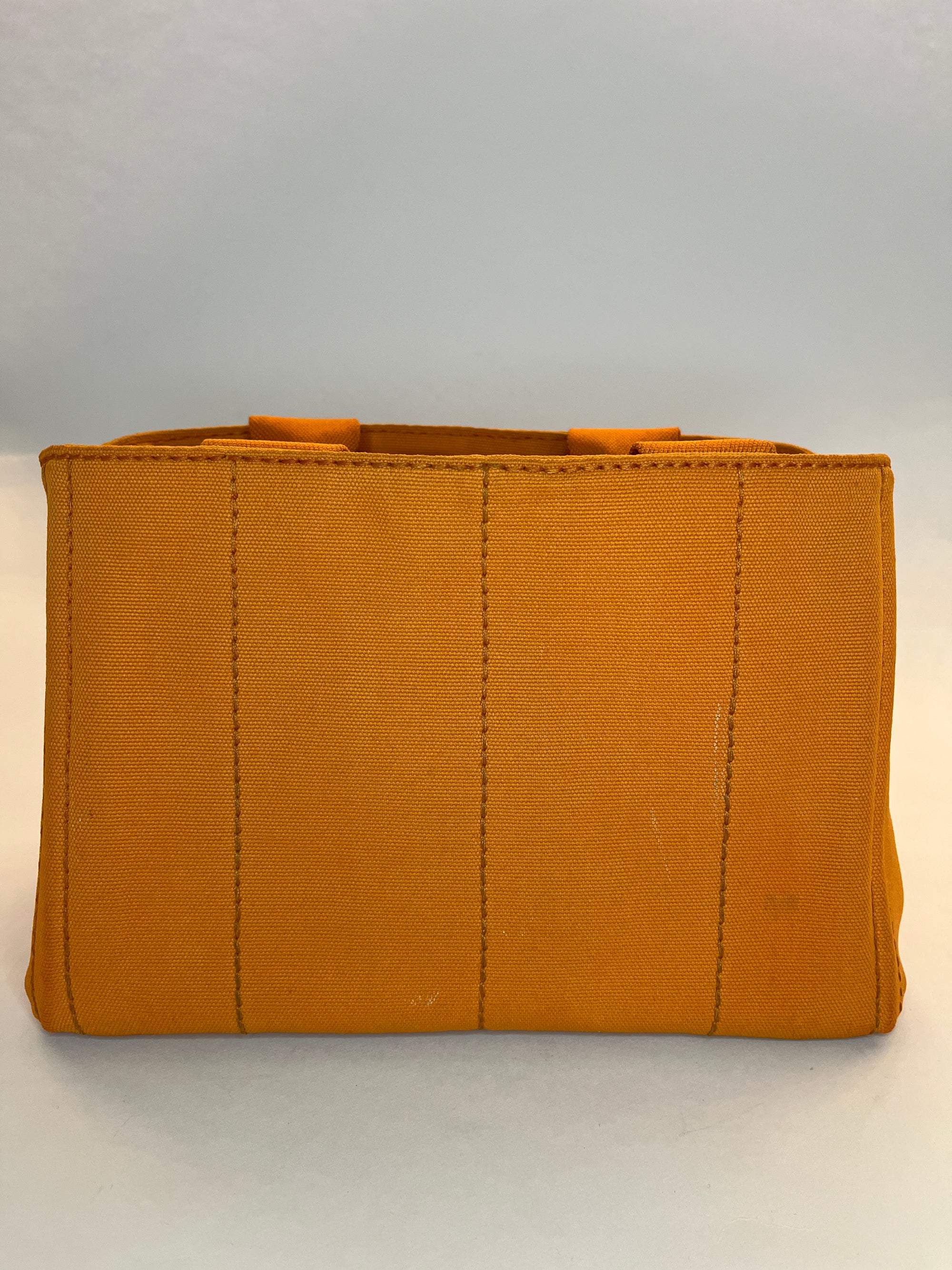 Prada Canapa Tote Bag Orange