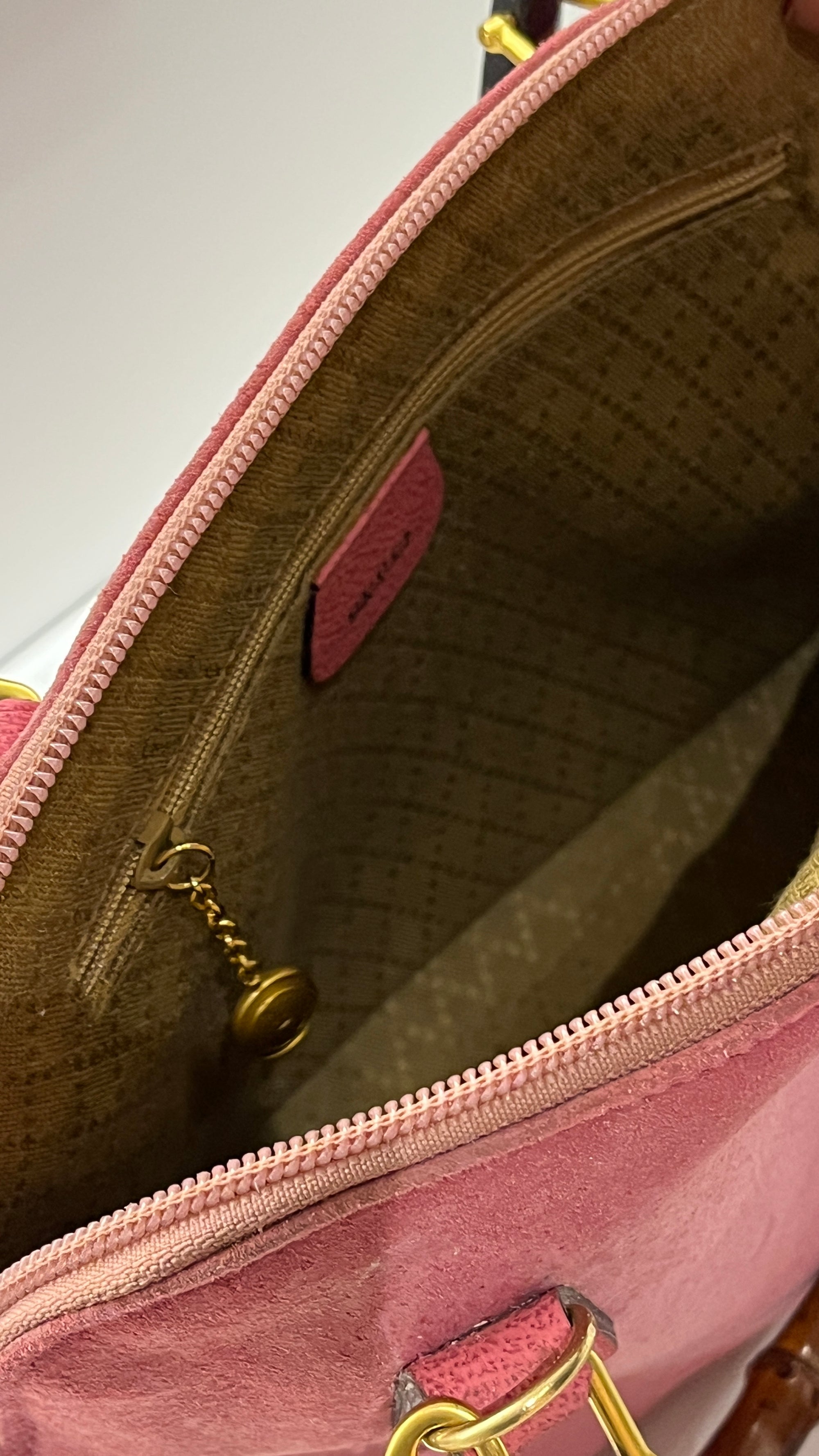Gucci Bamboo Handbag Rose