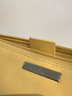 Gucci Boat Pochette Creme Leather