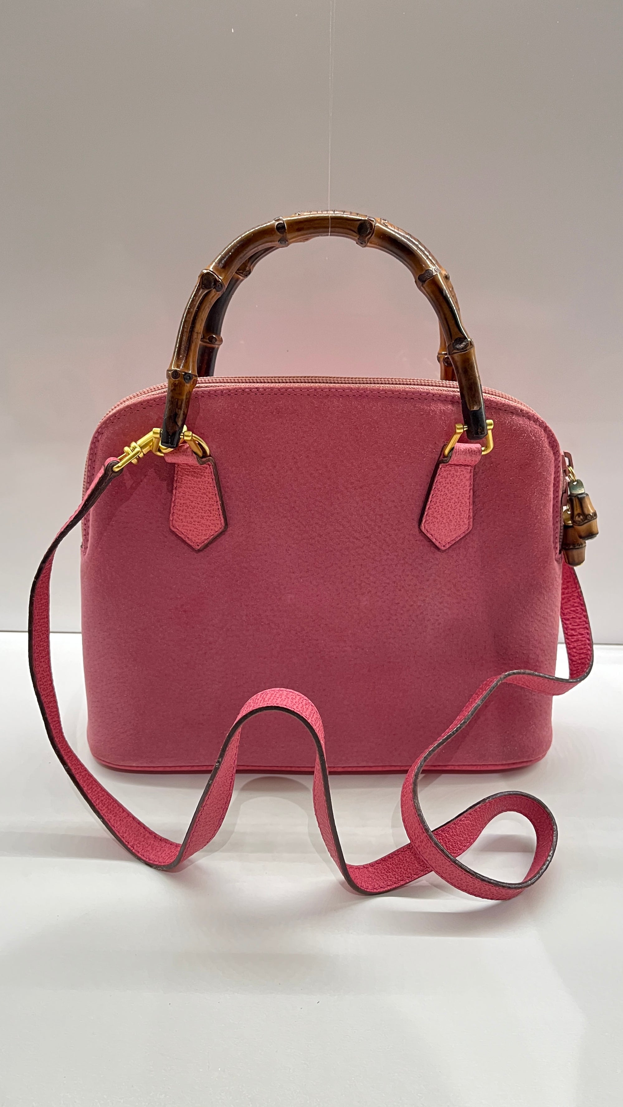 Gucci Bamboo Handbag Rose