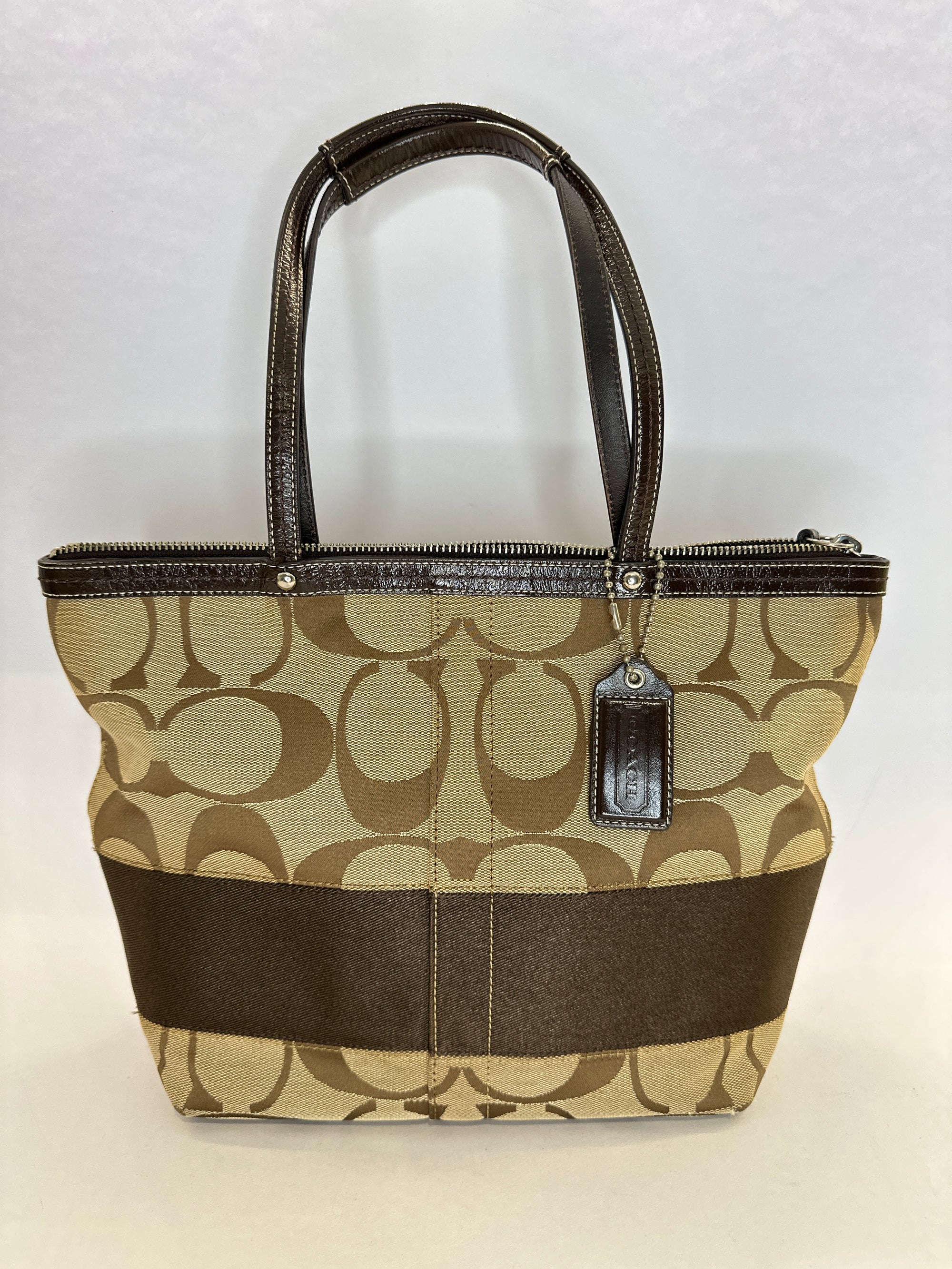 Coach CC Canvas Shoulder Bag
