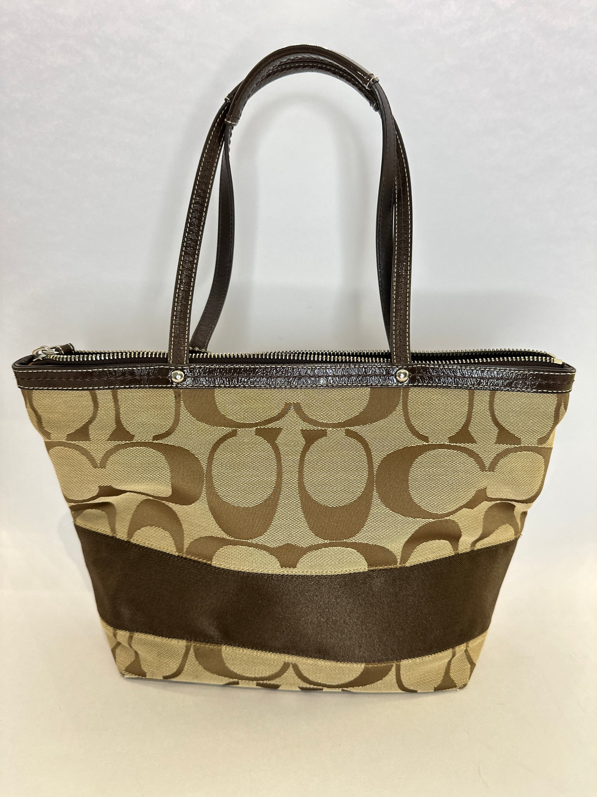 Coach CC Canvas Shoulder Bag