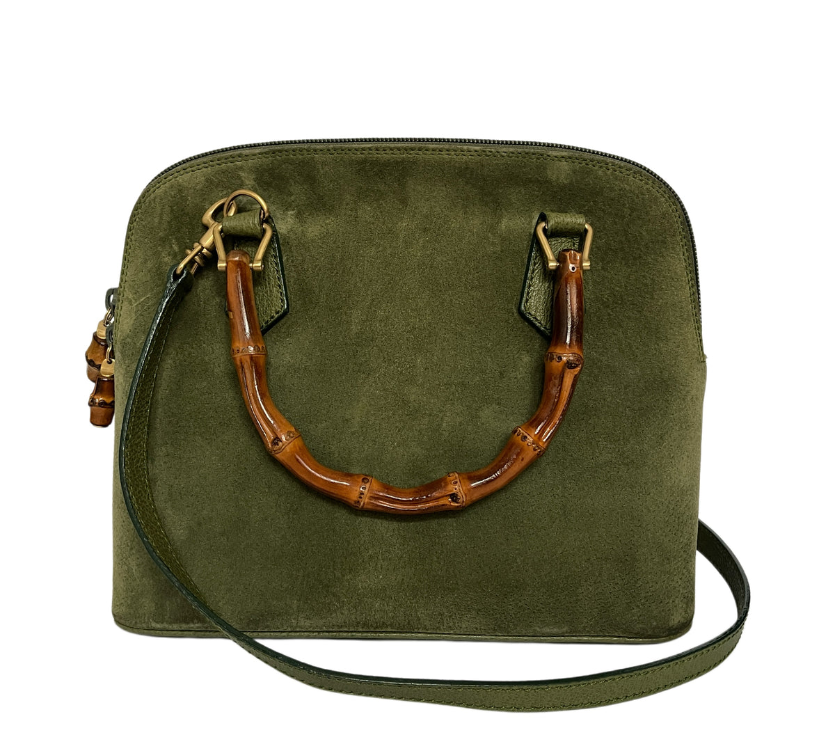 Gucci Bamboo Diana Handbag Olive