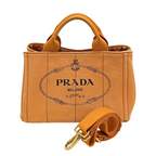 Prada Canapa Tote Bag Orange